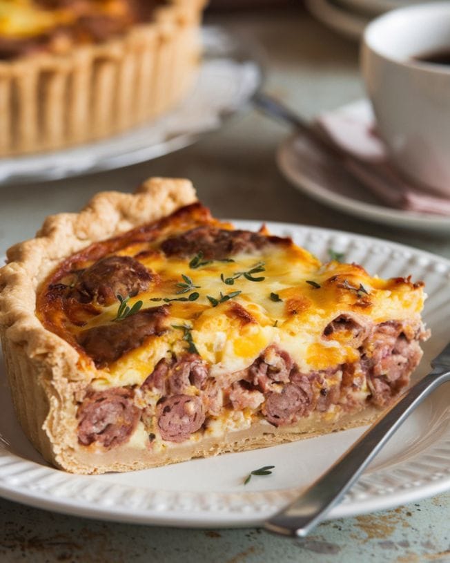 sausage quiche