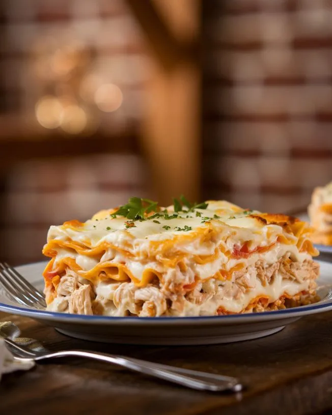 Chicken Alfredo Lasagna